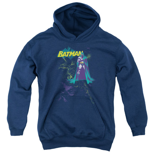 Batman Bat Spray Youth Hoodie