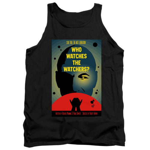 Star Trek Who Watches the Watchers Black Tank Top