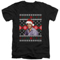 Elvis Presley Ugly Christmas Sweater V-Neck T-Shirt