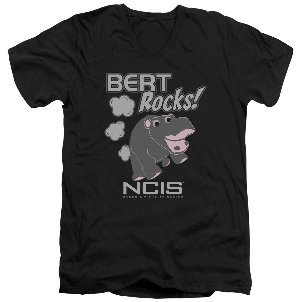 NCIS Bert Rocks V-Neck T-Shirt