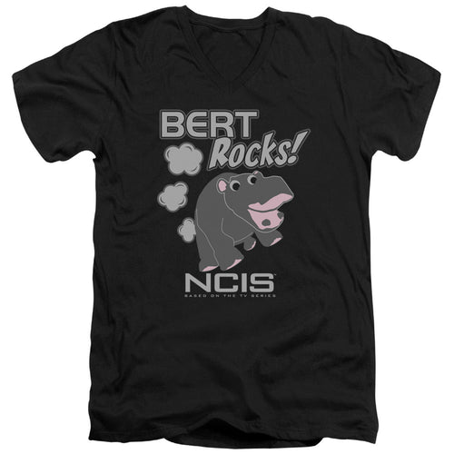 NCIS Bert Rocks V-Neck T-Shirt
