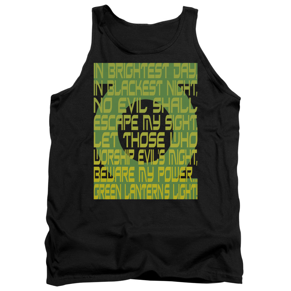 Green Lantern Green Lantern Oath Tank Top