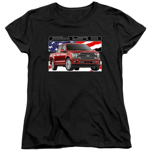 Ford F 150 Flag Womens T-Shirt