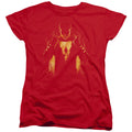 Shazam! What's Inside Red Womens T-Shirt