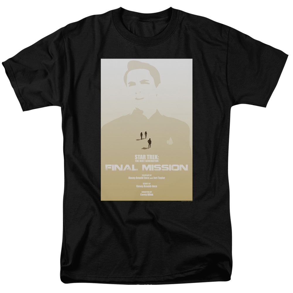 Star Trek Final Mission Black T-Shirt
