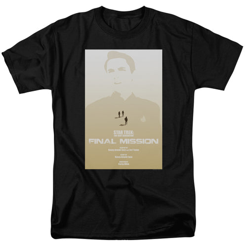 Star Trek Final Mission Black T-Shirt