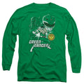 Mighty Morphin Power Rangers Green Ranger Long Sleeve T-Shirt Kelly Green