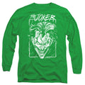 Batman Joker Storm On Green Long Sleeve T-Shirt