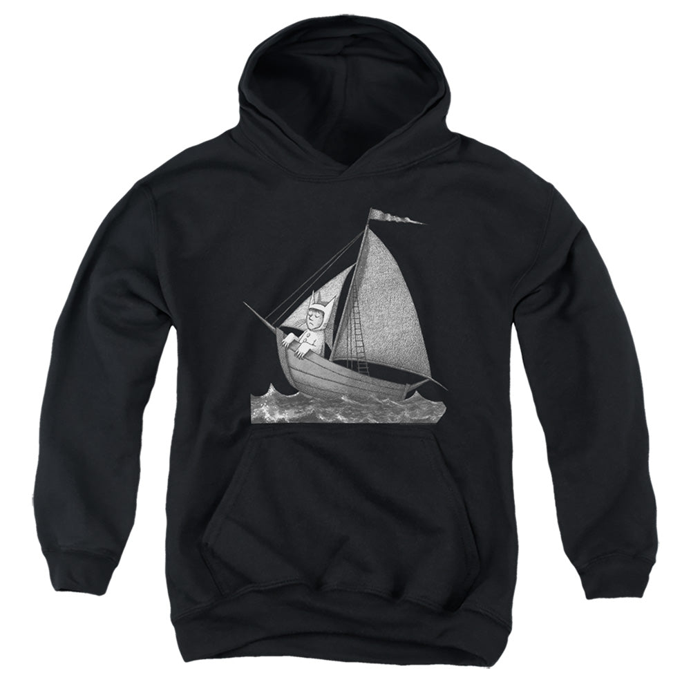 Where the Wild Things Are Max Sailing Away Youth Hoodie