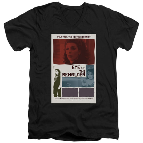 Star Trek Eye of the Beholder Black V-Neck T-Shirt