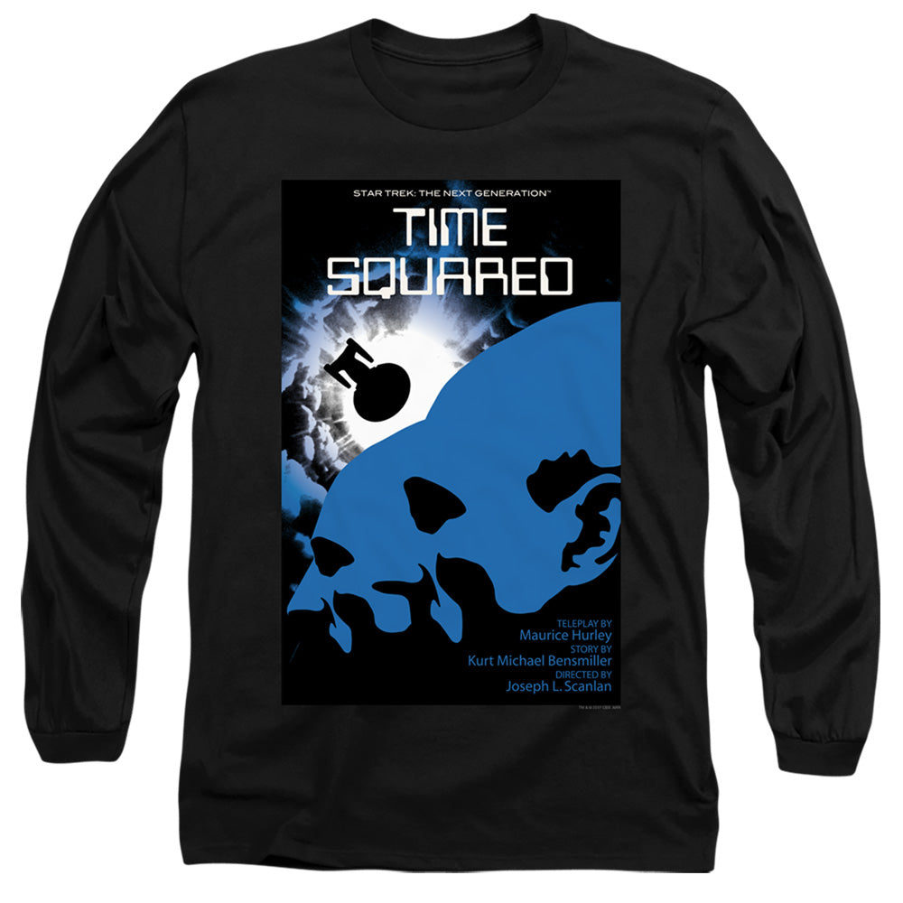 Star Trek Time Squared Black Long Sleeve T-Shirt