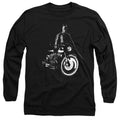 The Batman And His Motorcycle Long Sleeve T-Shirt