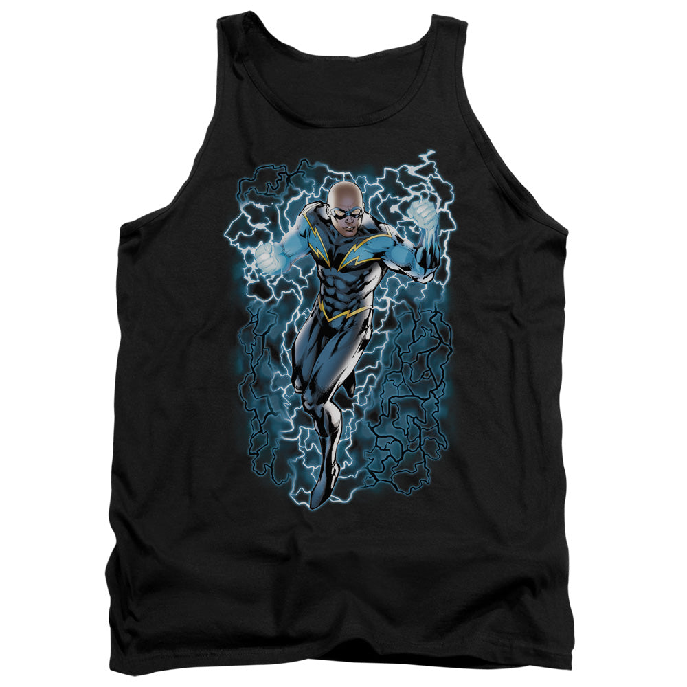 Justice League Black Lightning Bolts Tank Top