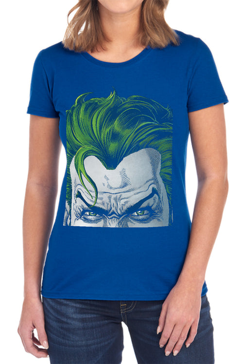 Batman Joker Drip Womens T-Shirt