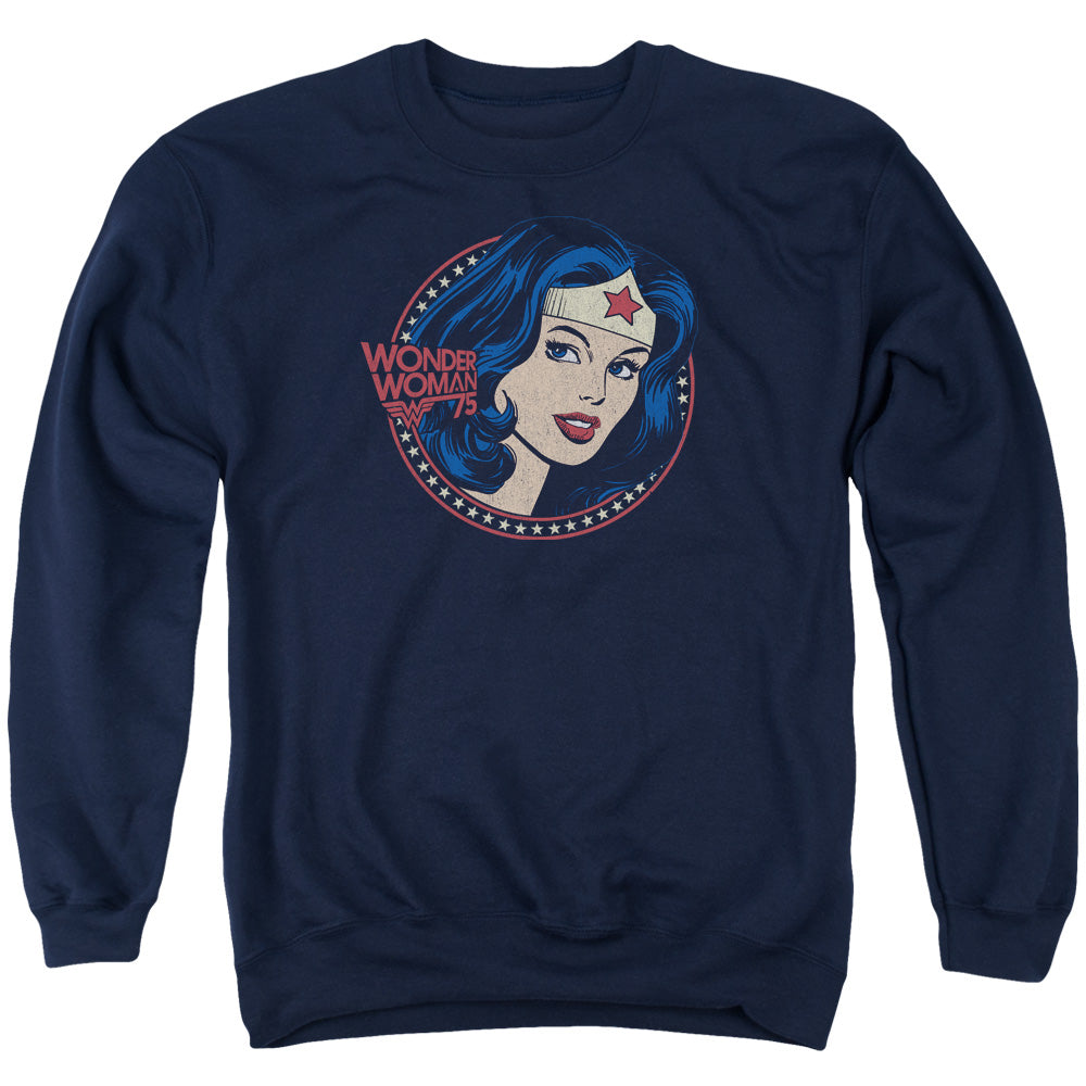 Wonder Woman WW75 Starburst Portrait Crewneck Sweatshirt