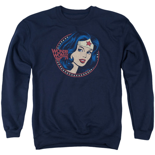Wonder Woman WW75 Starburst Portrait Crewneck Sweatshirt