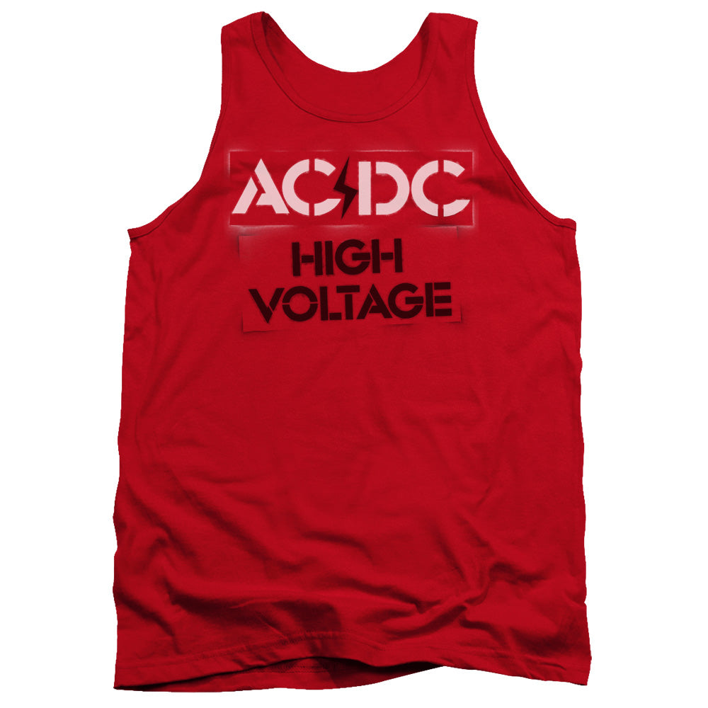AC/DC High Voltage Stencil Tank Top