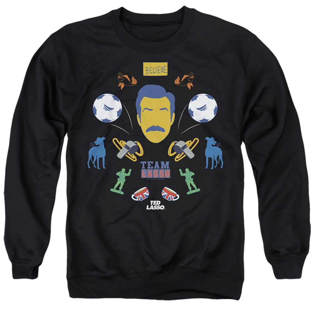 Ted Lasso Icon Collage Crewneck Sweatshirt