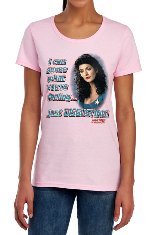 Star Trek Deanna Troi No Empathy Womens T-Shirt