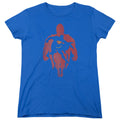 Superman Super Knockout Womens T-Shirt
