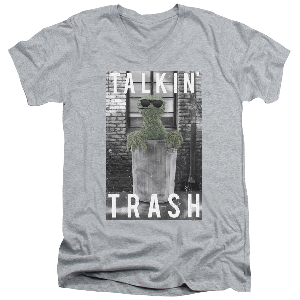 Sesame Street Talkin Trash V-Neck T-Shirt