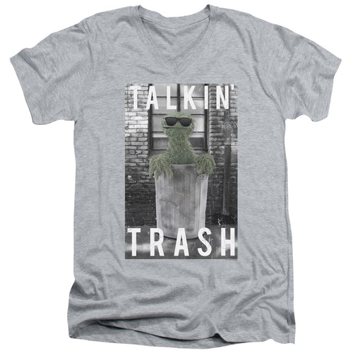 Sesame Street Talkin Trash V-Neck T-Shirt
