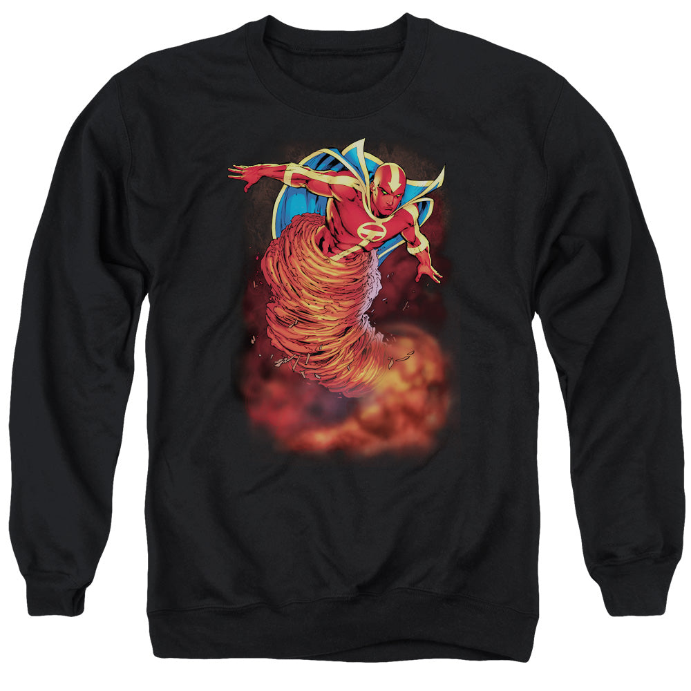 Justice League Tornado Cloud Crewneck Sweatshirt