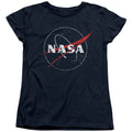 NASA Distressed Logo Womens T-Shirt