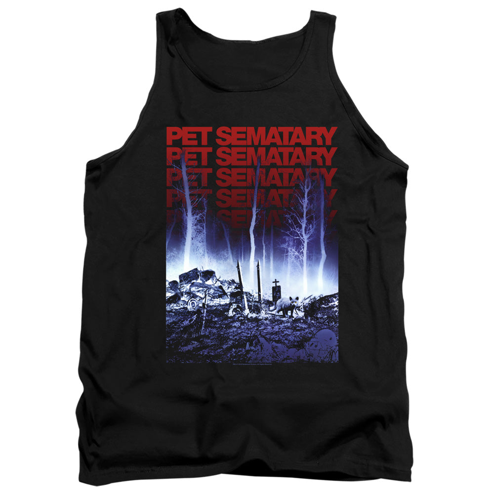 Pet Sematary Repeating Logo Tank Top