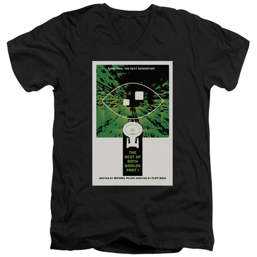Star Trek The Best of Both Worlds Part I Black V-Neck T-Shirt