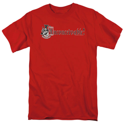 The Princess Bride Vizzini Crest Red T-Shirt