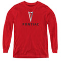 Pontiac Centered Arrowhead Youth Long Sleeve T-Shirt