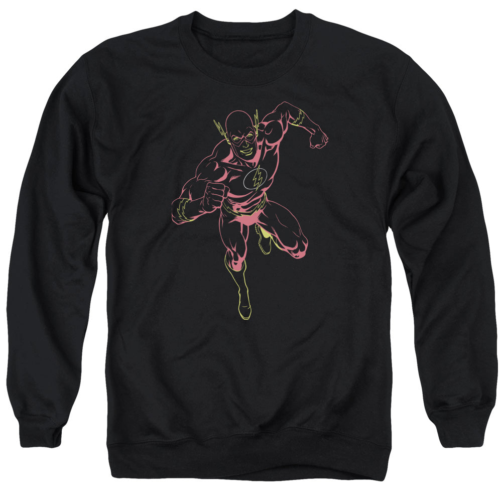 Justice League Neon Flash Crewneck Sweatshirt