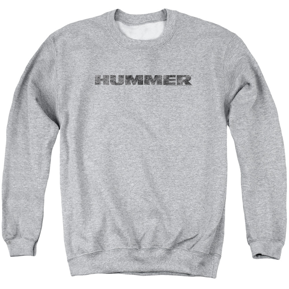 Hummer Distressed Hummer Logo Crewneck Sweatshirt