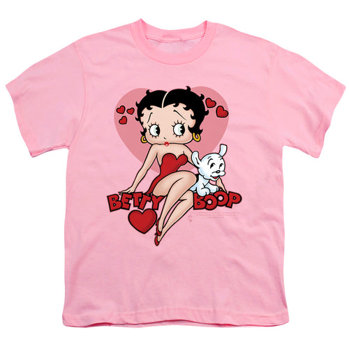 Betty Boop Sweetheart Pink Youth/Toddler T-Shirt