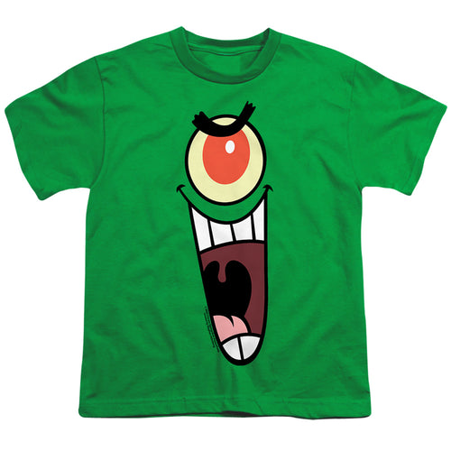 Spongebob Squarepants Plankton Sinister Face Youth/Toddler T-Shirt