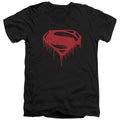 Batman v Superman Splattered V-Neck T-Shirt