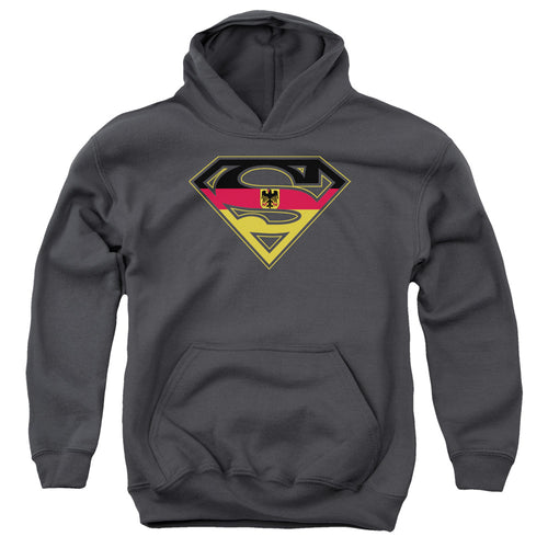 Superman German Shield Youth Hoodie