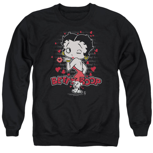 Betty Boop Classic Kiss Crewneck Sweatshirt