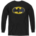 Batman Batman Airbrush Logo Youth Long Sleeve T-Shirt