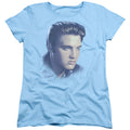 Elvis Presley Big Portrait Womens T-Shirt