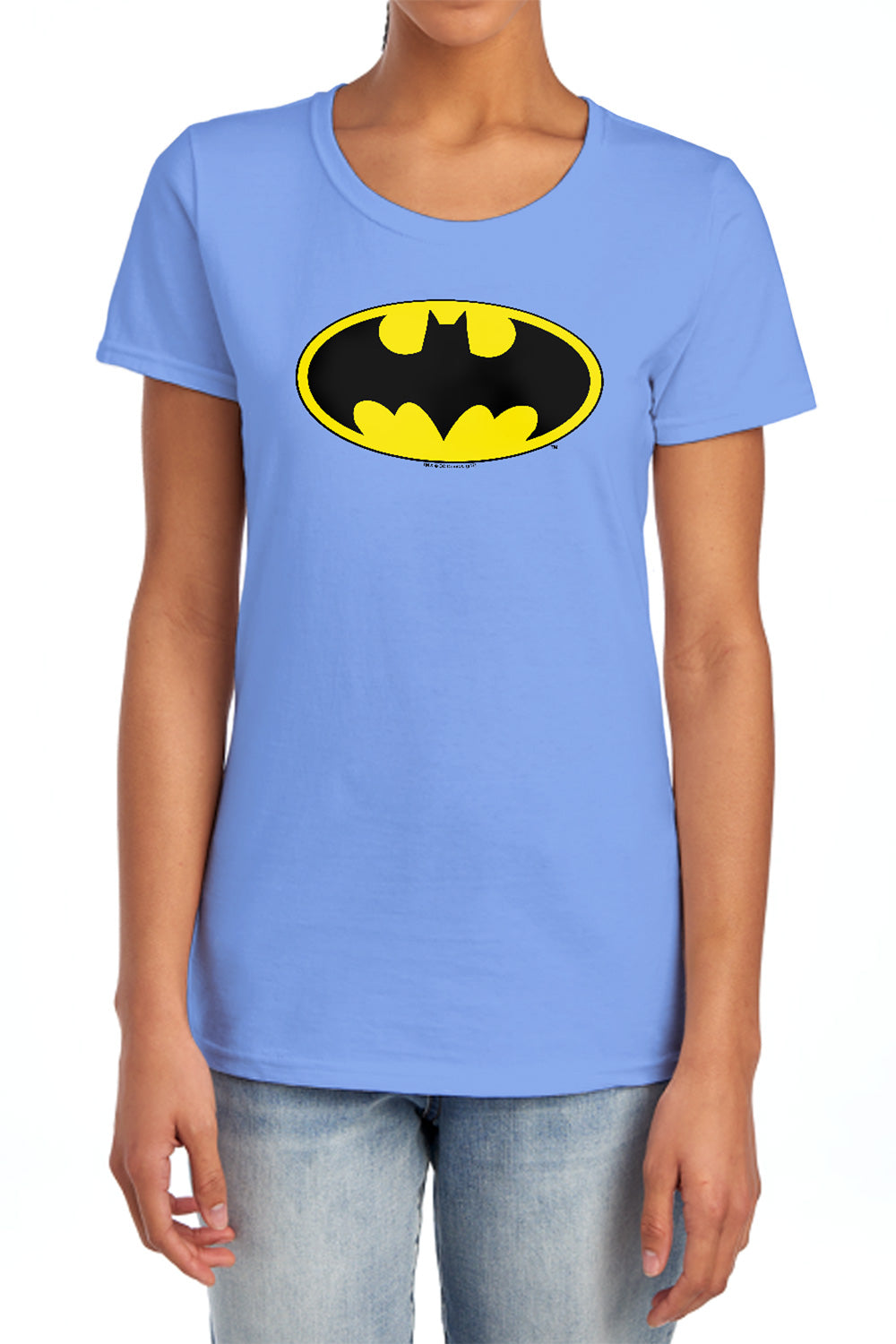 Batman Classic Bat Logo Womens T-Shirt