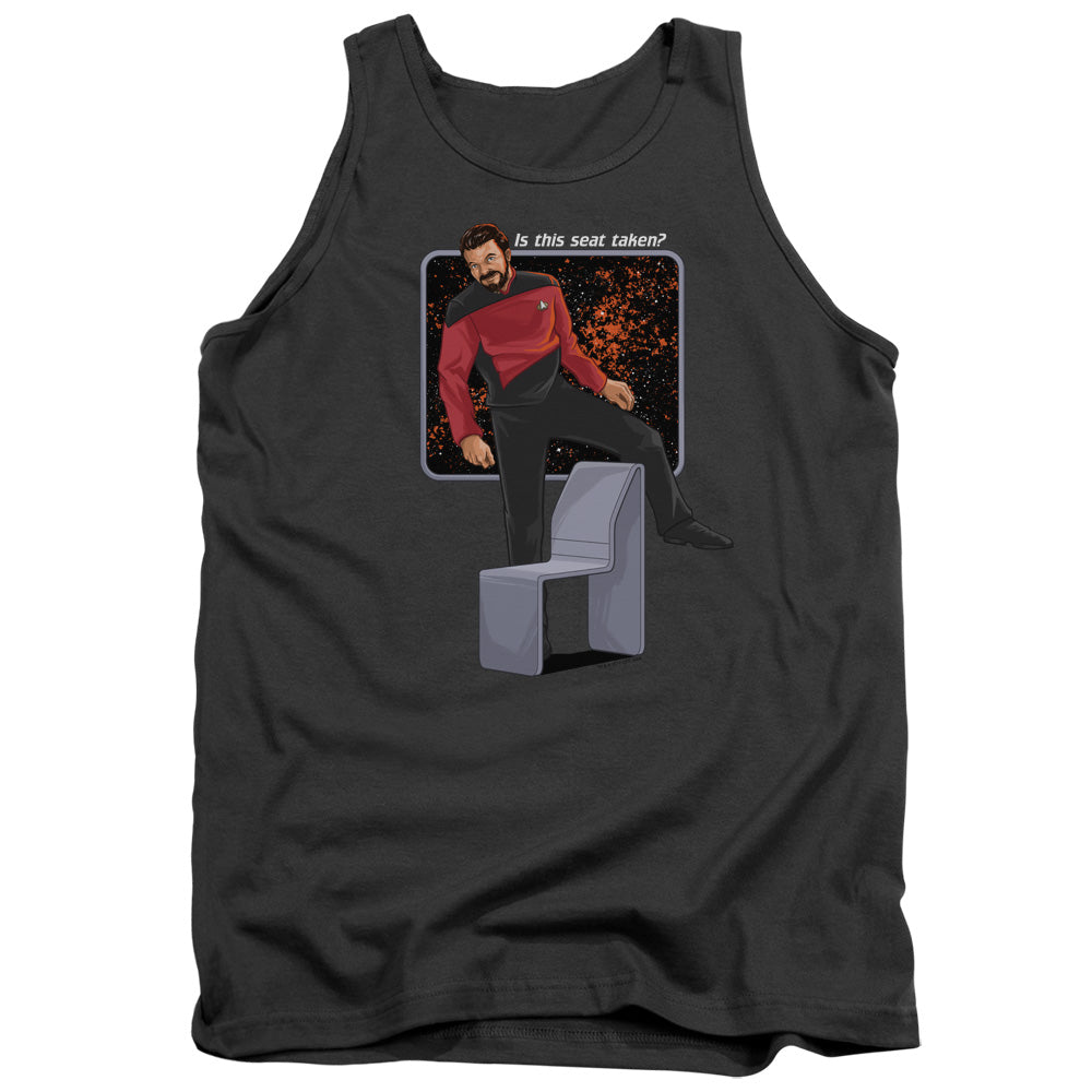 Star Trek Riker Is This Seat Taken Tank Top