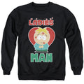 South Park Valentine's Day Butters Ladies Man Crewneck Sweatshirt