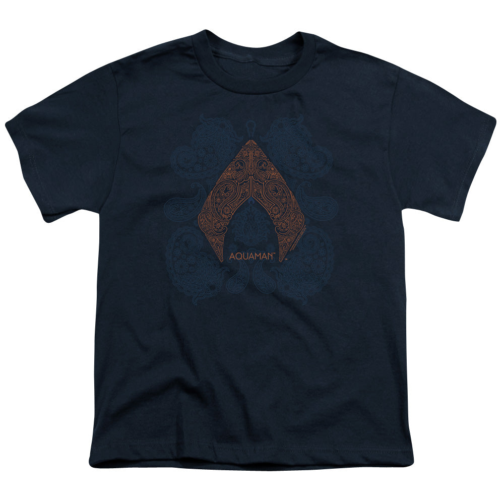 Aquaman Aqua Paisley Youth/Toddler T-Shirt