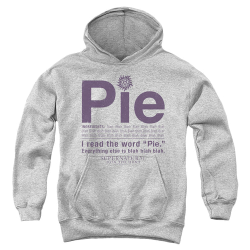 Supernatural I Read the Word Pie Youth Hoodie