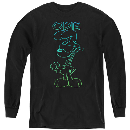 Garfield Hotshot Odie Youth Long Sleeve T-Shirt