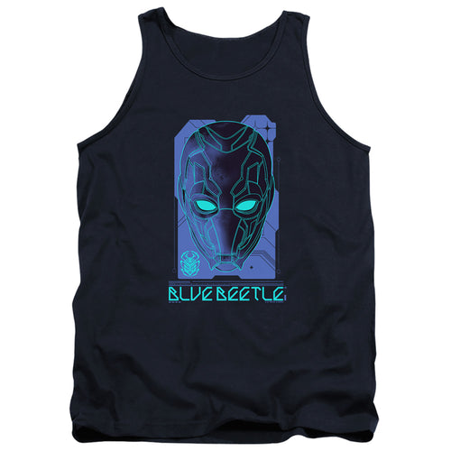 Blue Beetle Large Mask Tank Top