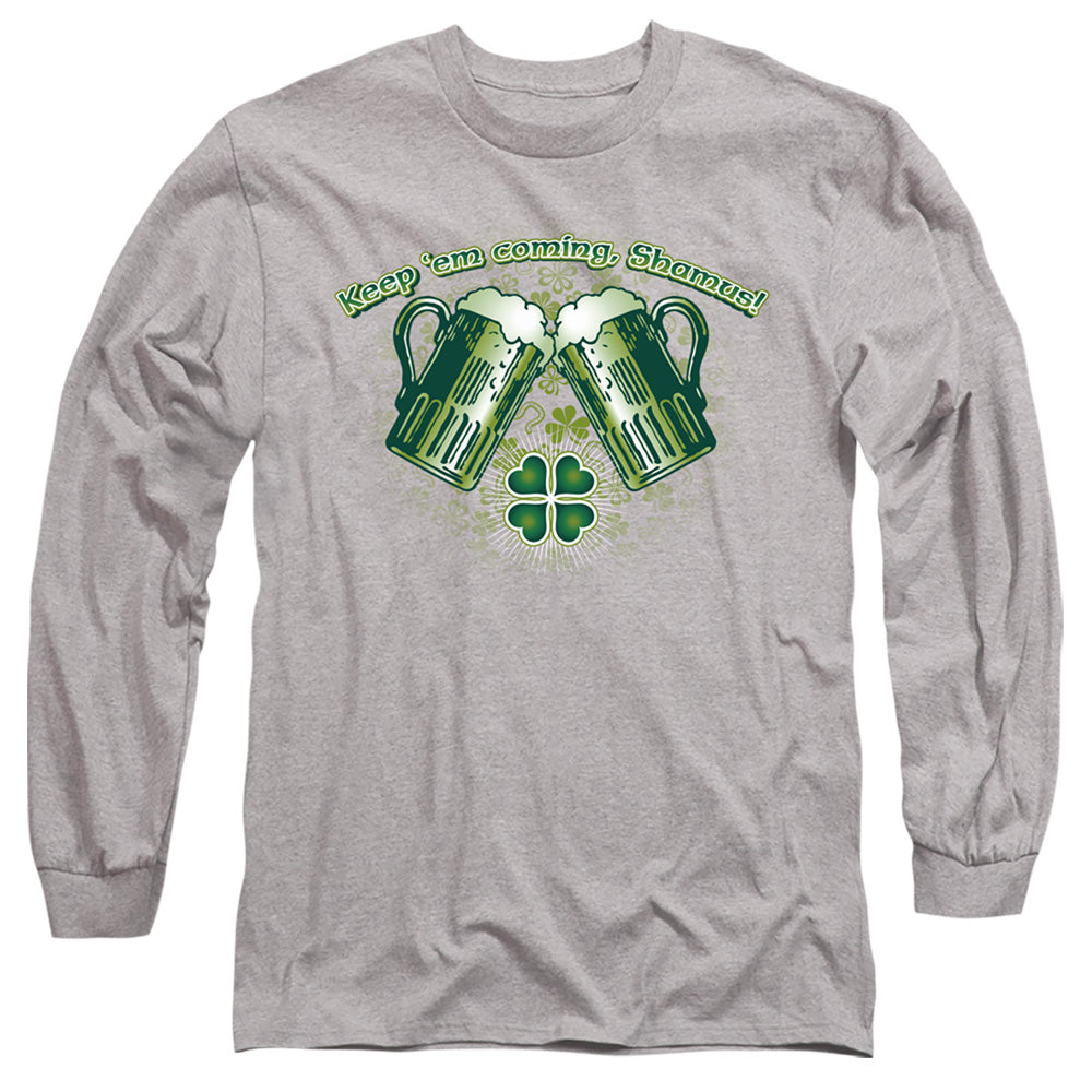St Patrick's Day Keep Em Coming Shamus Long Sleeve T-Shirt