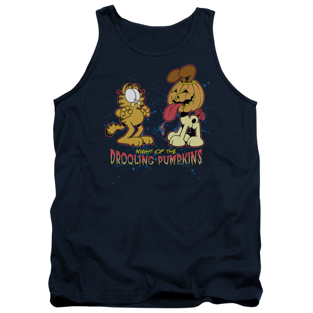 Garfield Drooling Pumpkins Tank Top
